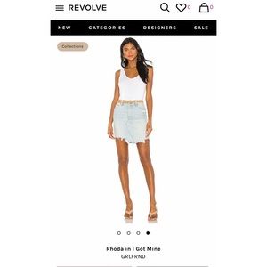 GRLFRND Rhoda Denim Skirt